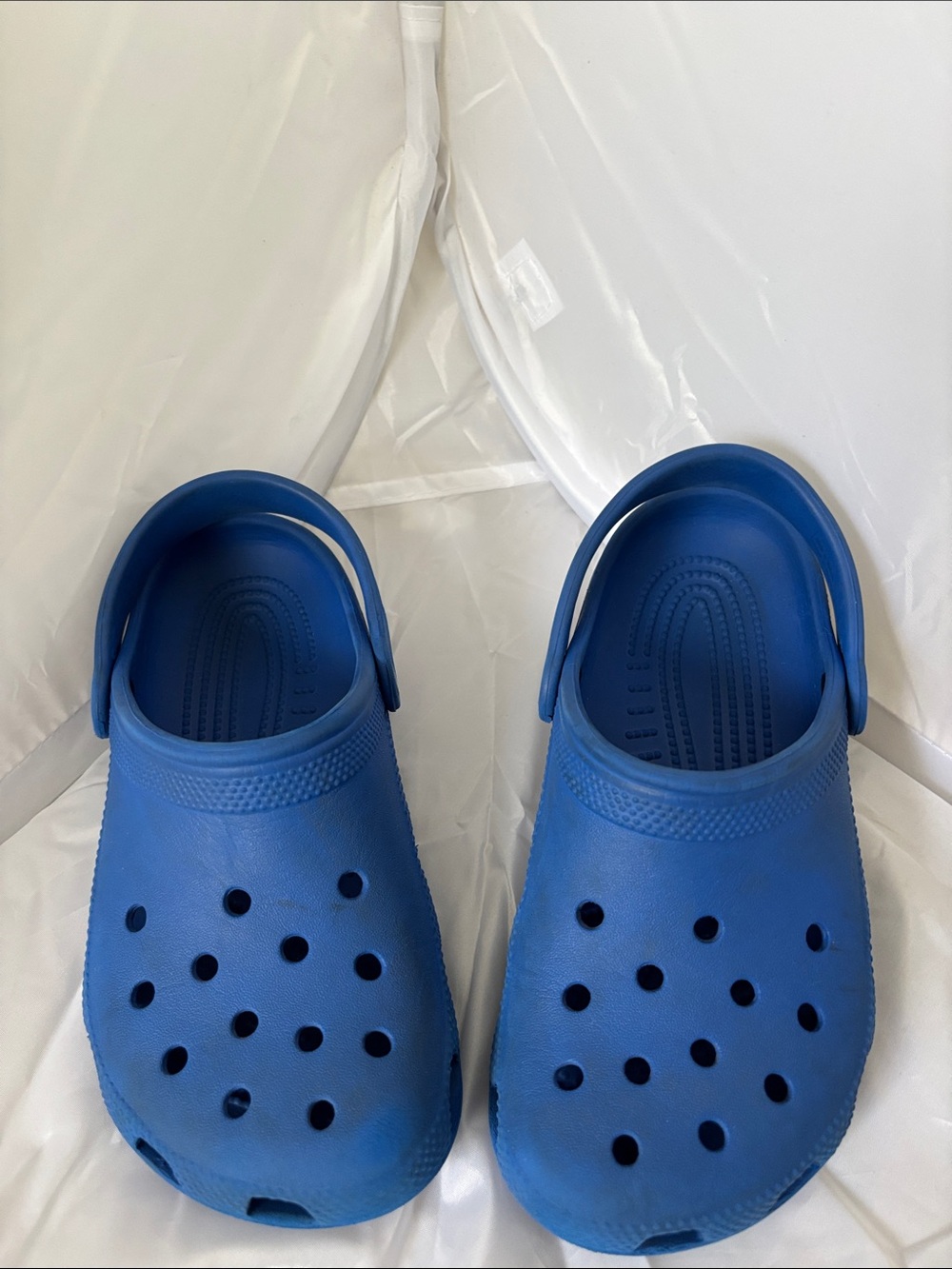 CROCS Kids Royal Blue Slip-On Clogs with Back Strap